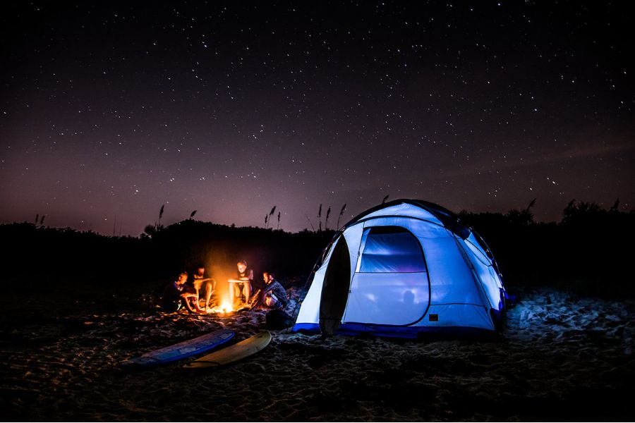 Camp Overnight in Untouched Nature