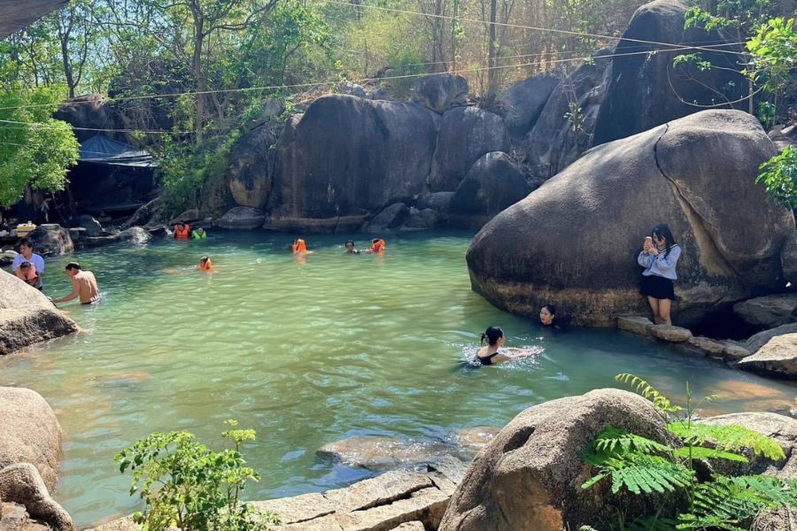 Cool Stream Bathing