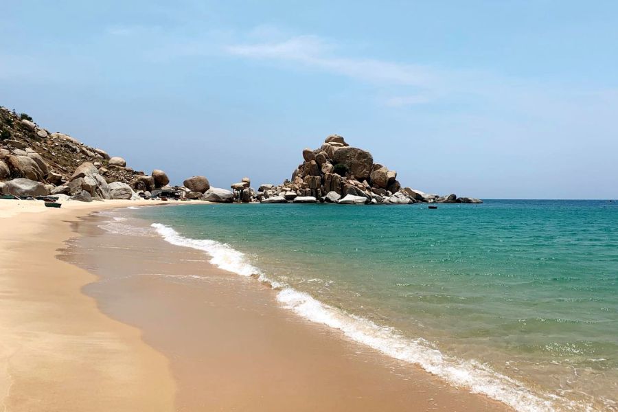 Bai Trang is a charming small beach