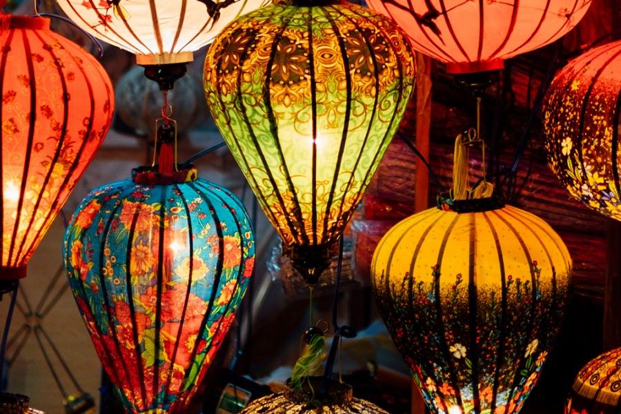Meticulous lanterns on Hoi An Lantern Festival