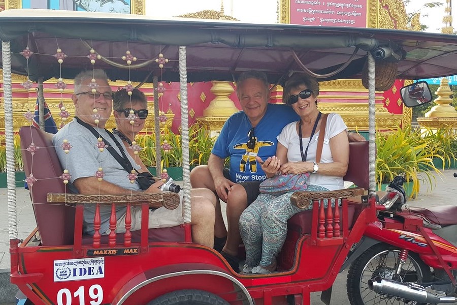 A tuk-tuk ride in Cambodia is a must-try