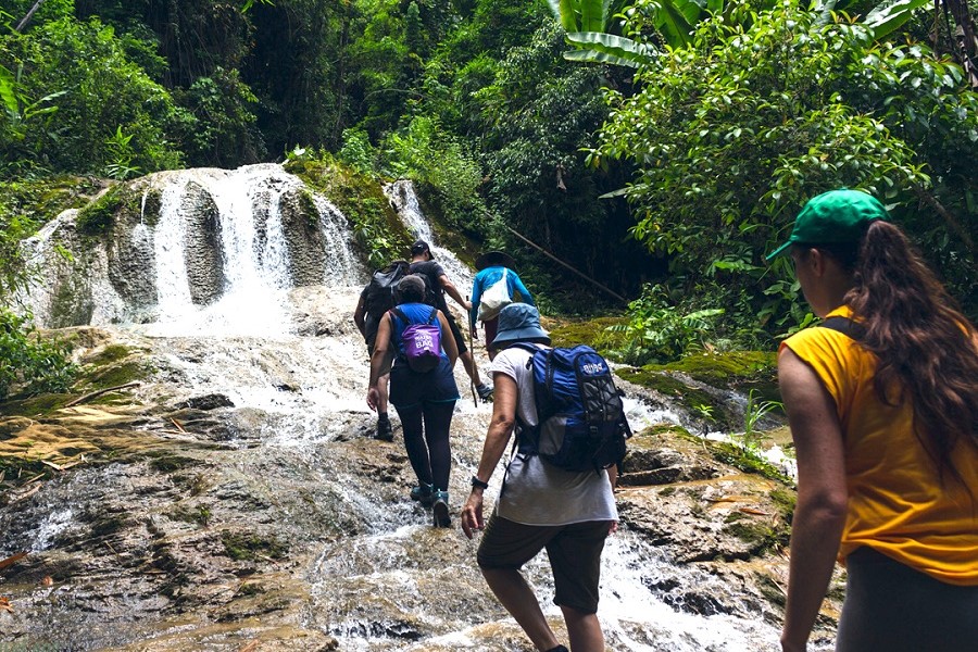 The trek to 100 Waterfalls will be worth your effort