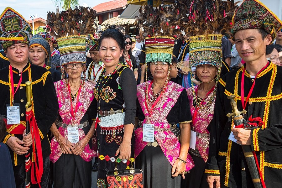 Indigenous people come together at the Cultural Unity Center, Panampang, in late May