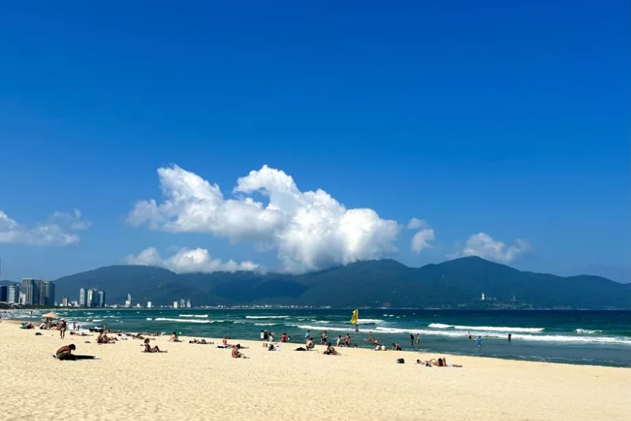 My Khe Beach is the most popular and well-known beach among locals and visitors, especially during the summer