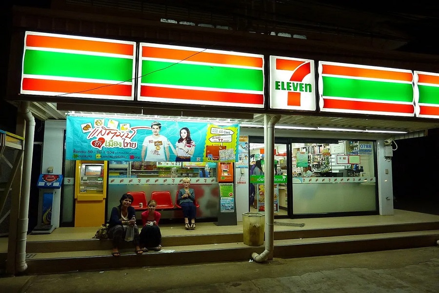 7-Eleven is a famous convenience store chain