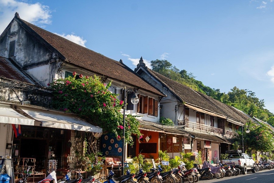 A picturesque corner in Luang Prabang
