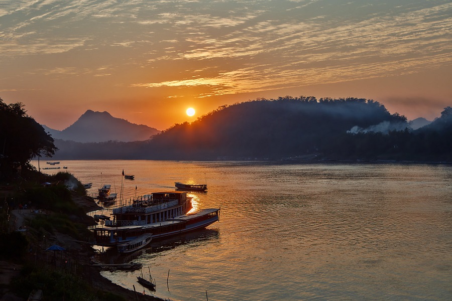 Cruise along the Mekong River to Pak Ou Caves