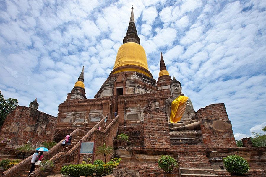 Ride to Wat Yai Chai Mongkhon