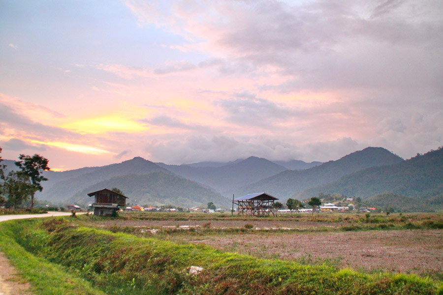Tranquil scene in Bario