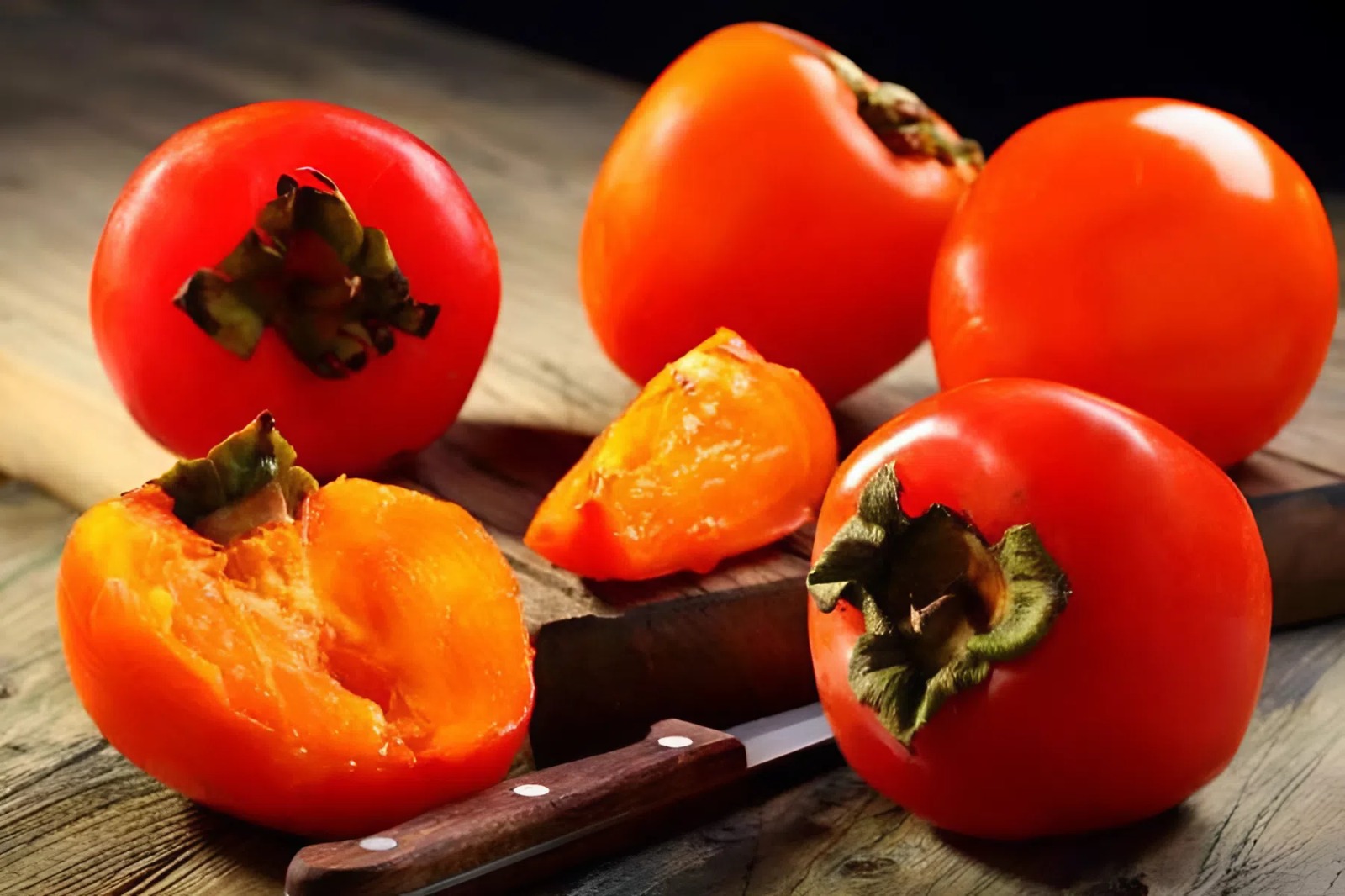 Ripe Persimmons 