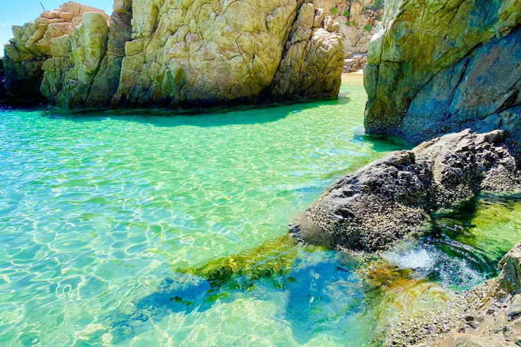 Visitors often take photos of the beach, the sea, and the surrounding landscapes, showcasing the beauty of Ky Co Beach on various social media platforms