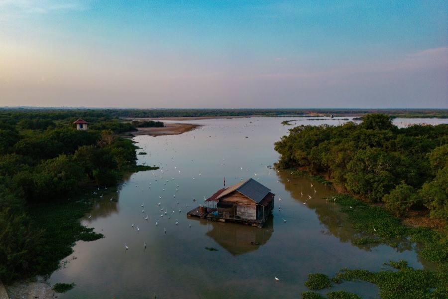 Located only about 12 kilometers from the center of Siem Reap Province