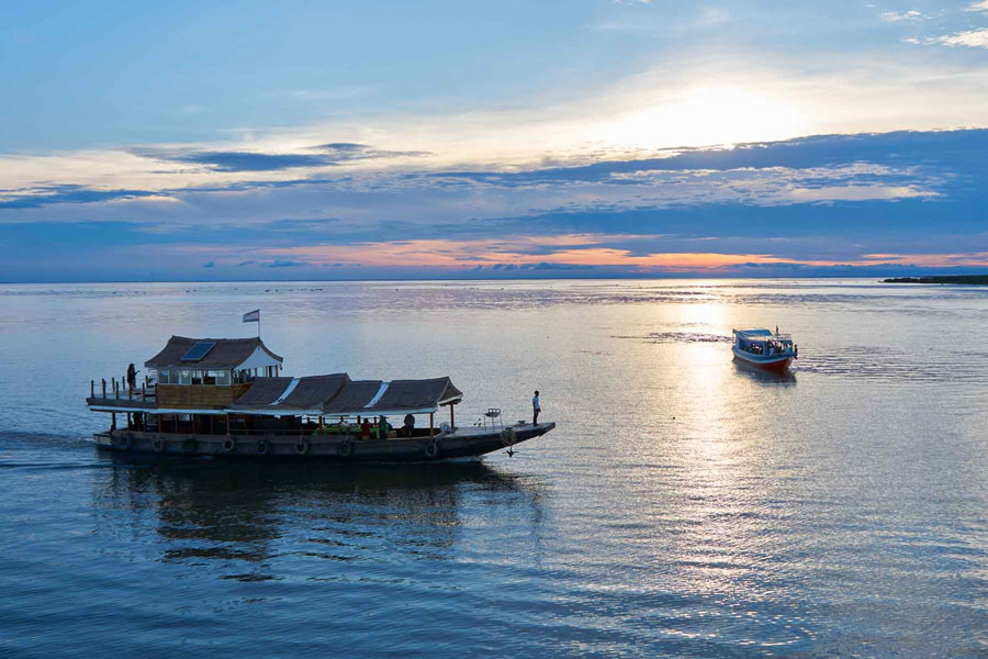 Dawn at Tonle Sap Lake