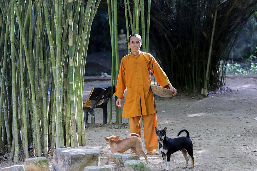 Coming to Son Tra Tinh Vien, everyone can comfortably enjoy the atmosphere here