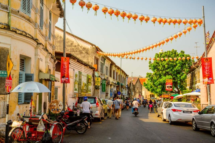 George Town has a perfect blend from many countries