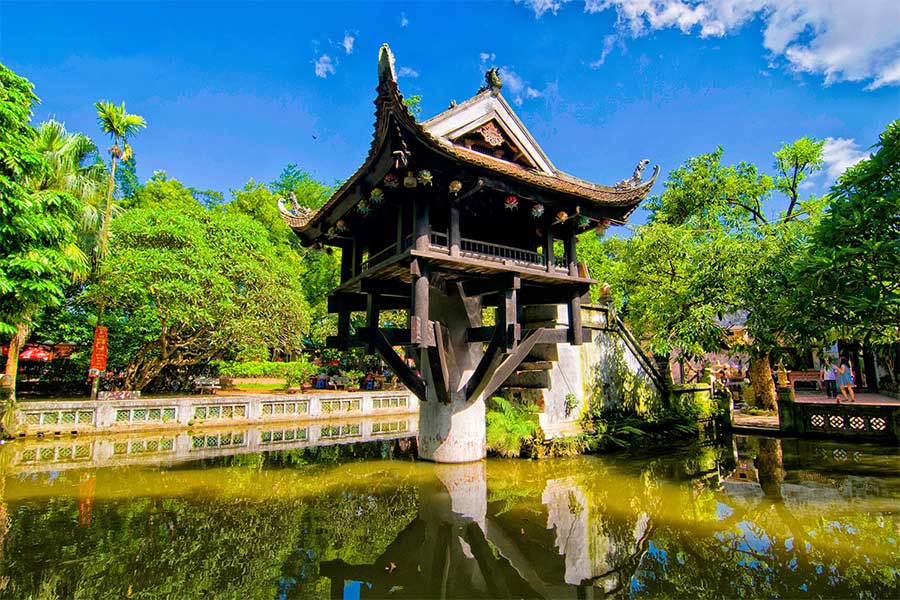 One Pillar Pagoda: Architecture