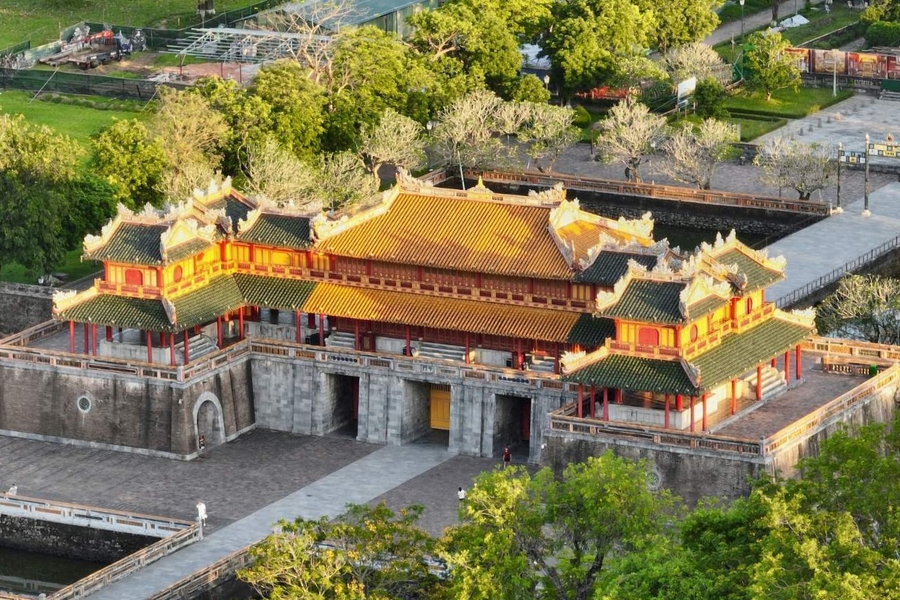 The Complex of Hue Monuments seen from above