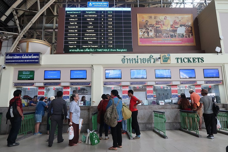 Booking train tickets in Thailand is simple and convenient