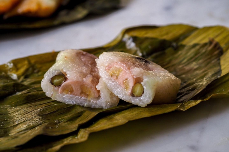 Khao Tom Mud has a humble appearance yet a special flavour from coconut and banana