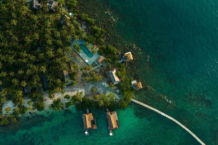 Koh Kong Island is located off the coast of Koh Kong province
