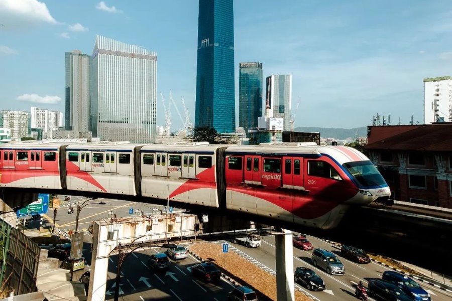 Kuala Lumpur is a relatively compact city with a well-developed public transportation system