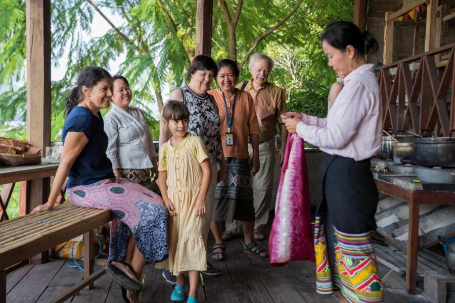If you do not know Lao, you can use French and English to communicate