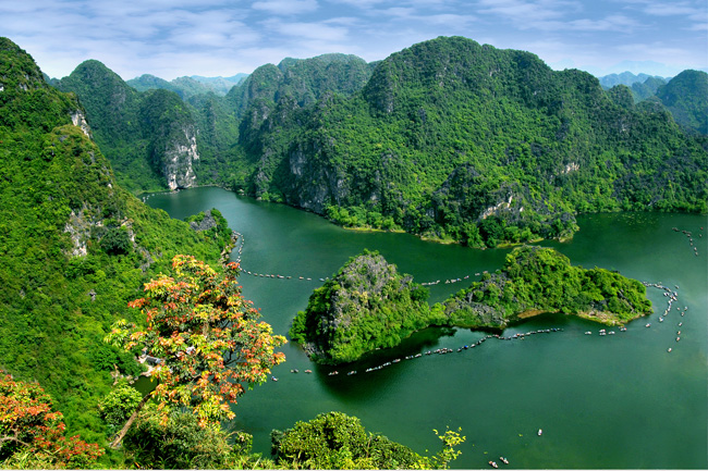 The Majestic Limestone Karst Landscape in Trang An