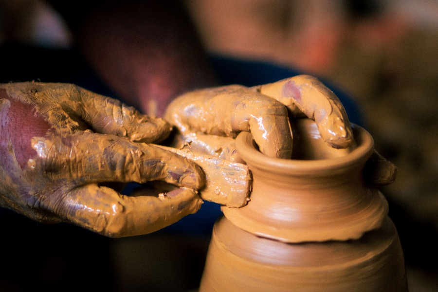 Hanoi Autumn Festival 2026 making clay pottery by hand