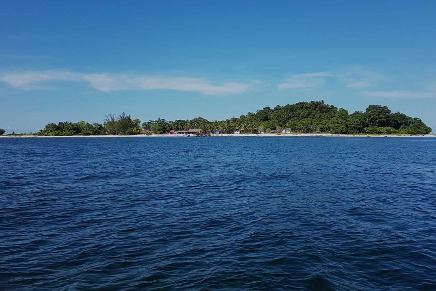 Marine park for island hopping in Labuan