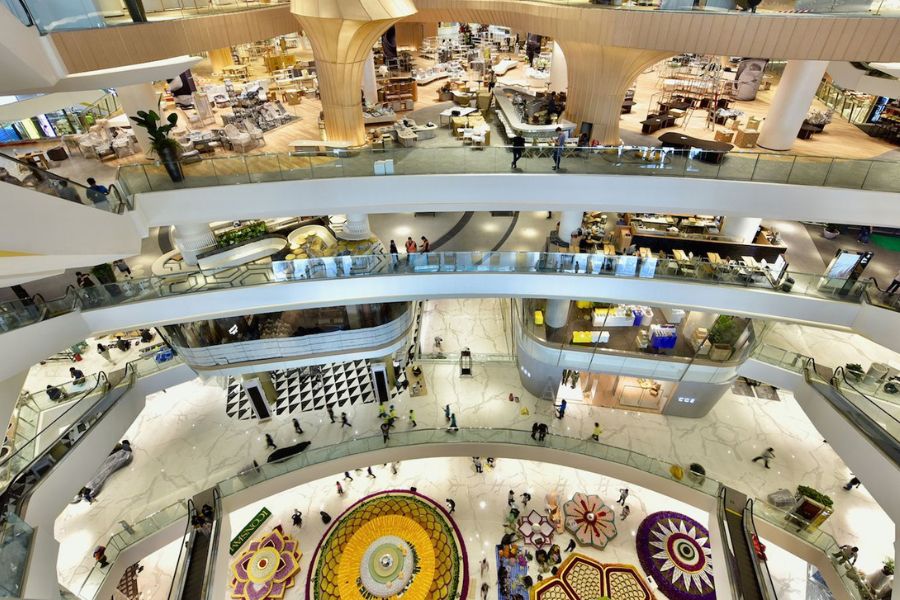 The view from the inside of Iconsiam