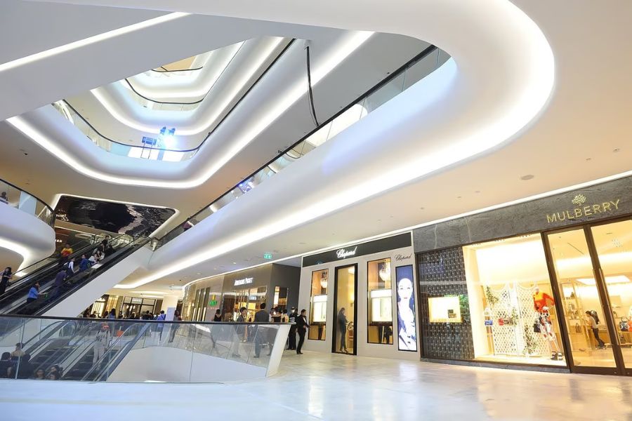 Beautiful structure inside Central Embassy