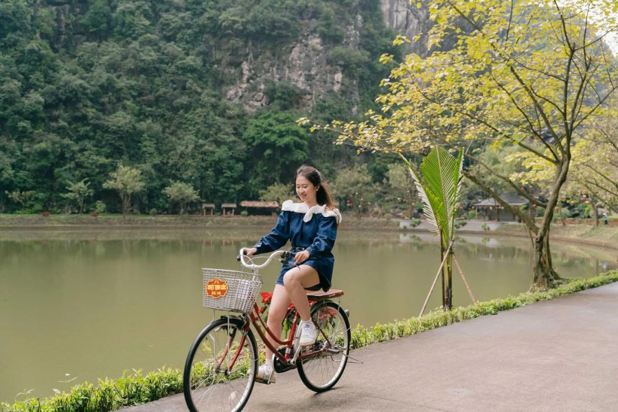 Cycling around Tuyet Tinh Coc 