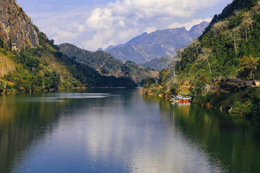 Nong Khiaw is a beautiful small village on the Ou River in Luang Prabang province
