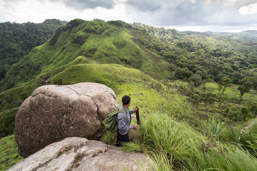 There are several trekking trails in Phou Ya Kha