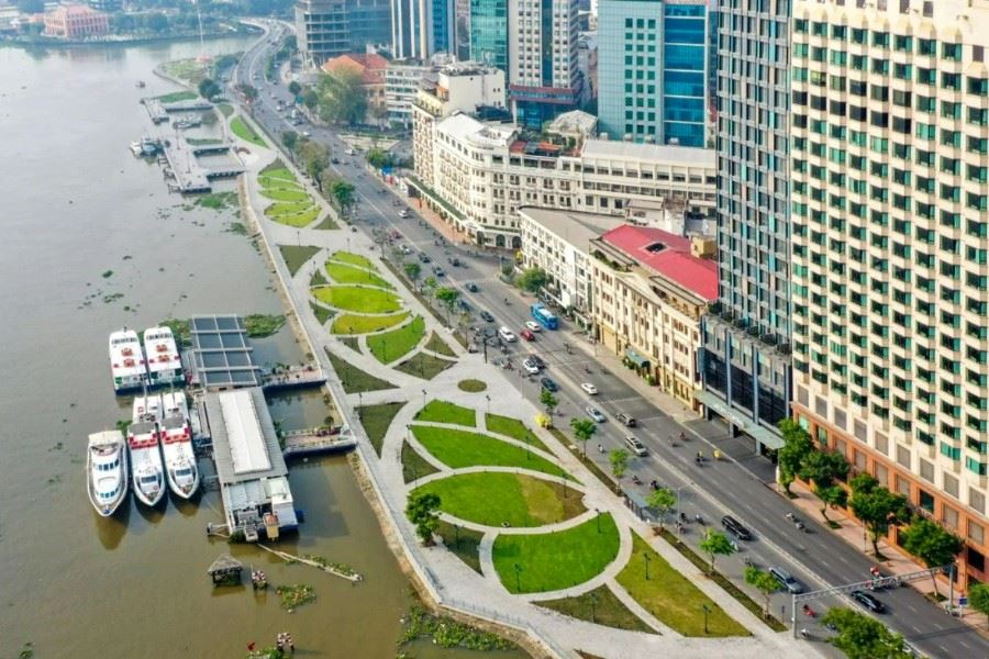 Bach Dang Embankment along Da Rang River (Source: Crystal)
