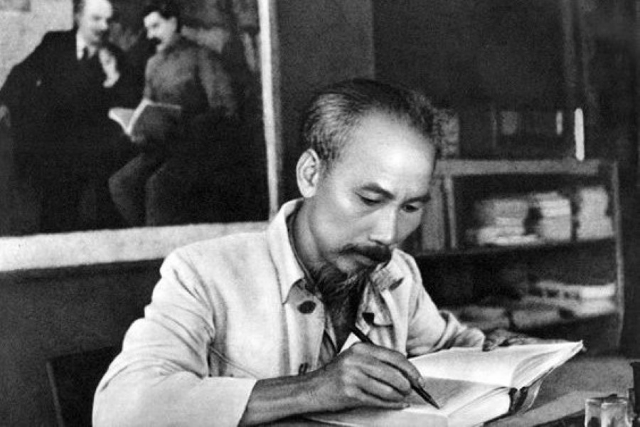 President Ho Chi Minh beloved leader of the Vietnamese nation