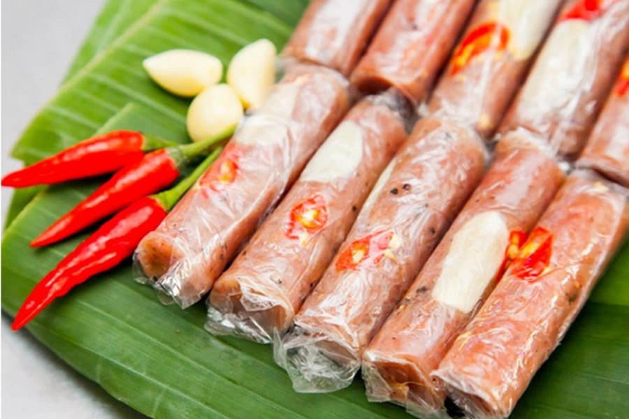 Sour Fermented Pork - Nem Chua Quang Yen (Source: News)