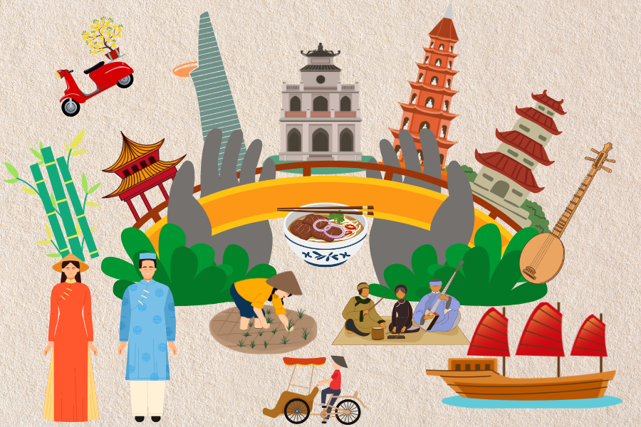 Vietnam is  famous for its long-standing, rich, and unique culture