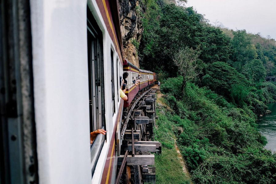 Train journeys in Thailand showcase the country in a way that buses or planes simply can’t match