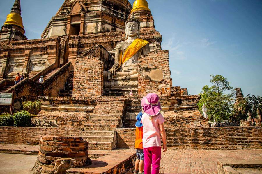 The cool season is a suitable time for traveling to Thailand with kids