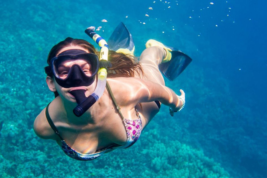 Ao Sane Beach is known for its excellent snorkeling opportunities, making it a popular choice for visitors who enjoy exploring the underwater world