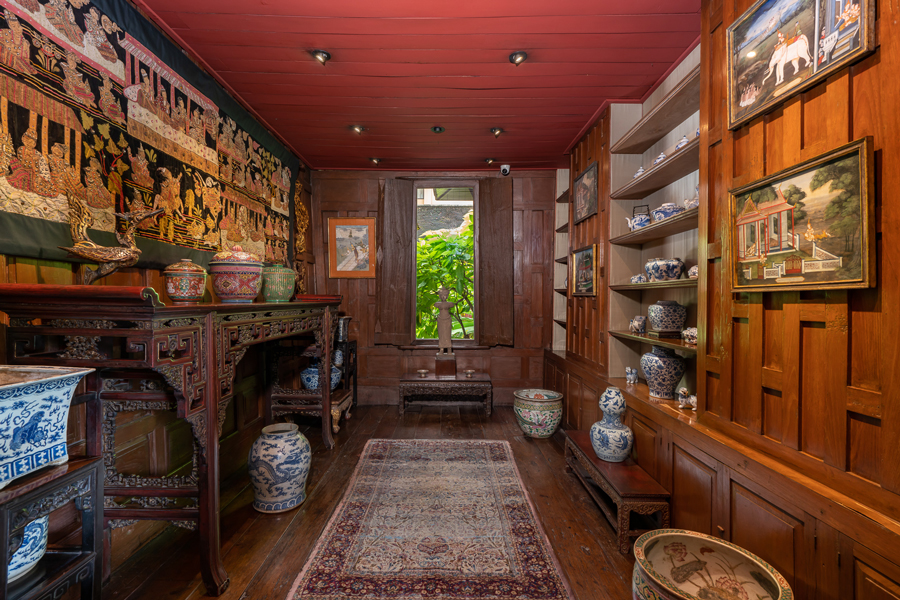 The Art and Antiques Collection at the Jim Thompson House encompasses a diverse and extensive array of cultural treasures