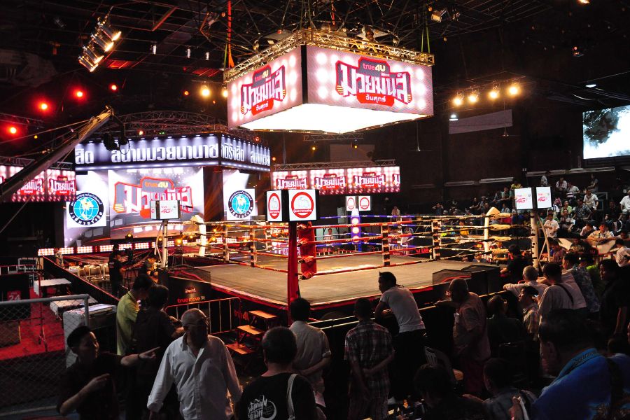 Rangsit Boxing Stadium in Bangkok 