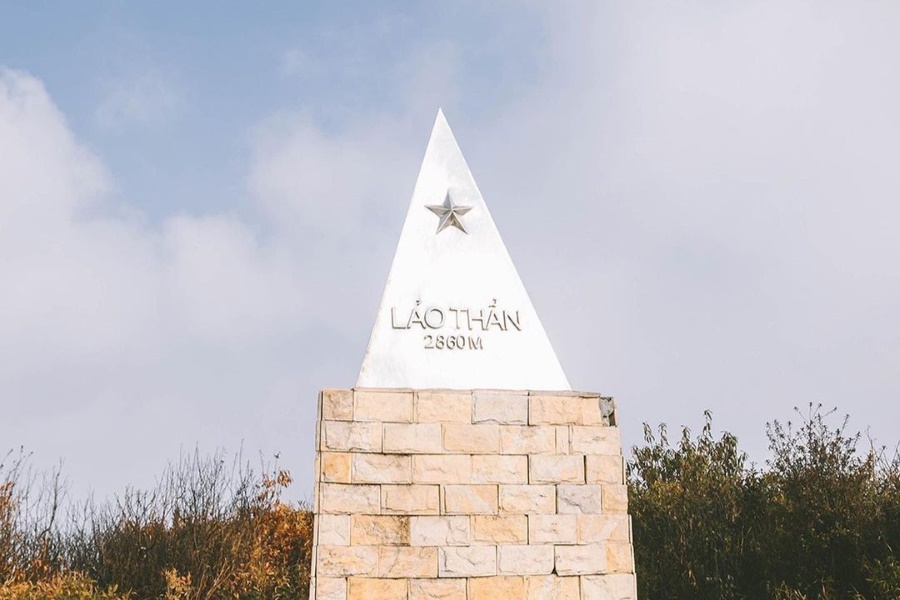The landmark atop the famous Lao Than mountain
