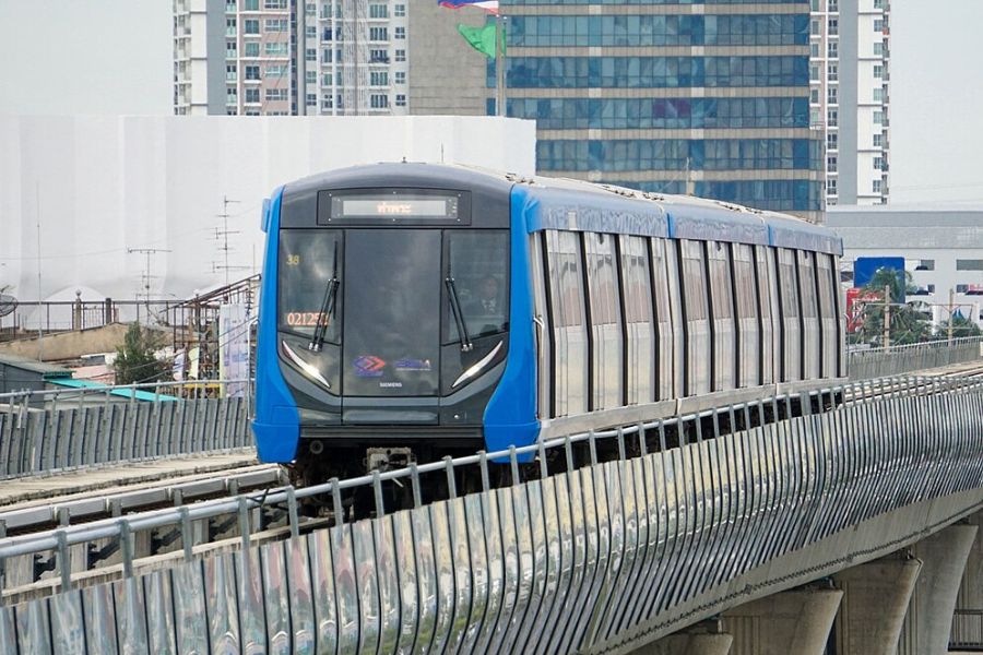 The Bangkok subway is often known as the MRT (Metropolitan Rapid Transit)