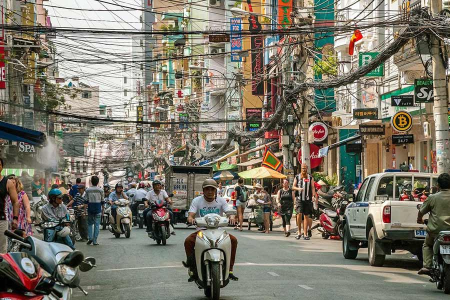 A part of Vietnam street