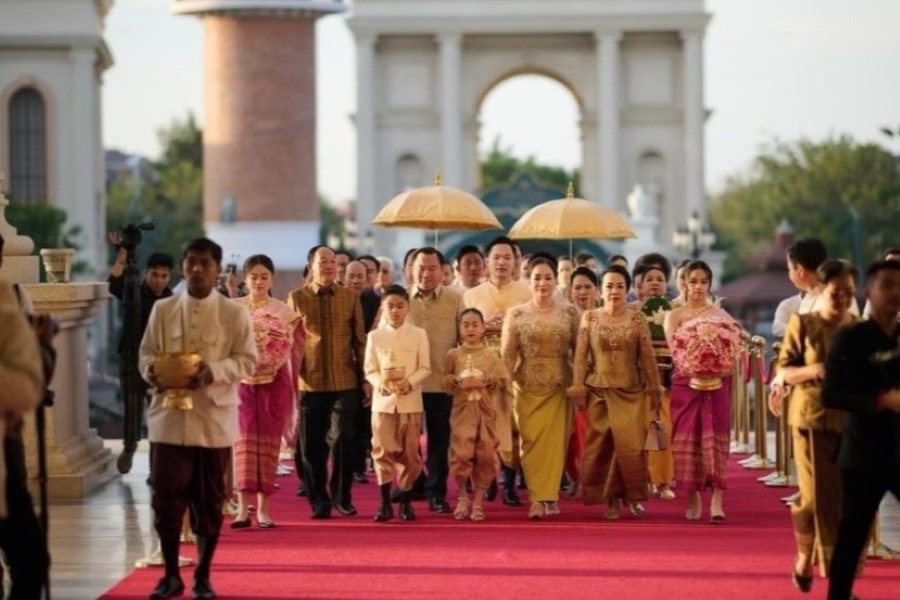 Traditional Cambodian costumes are usually used for many different events 