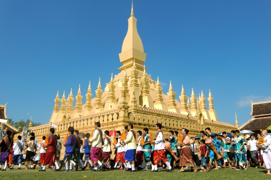 That Luang Festival is one of the most important festivals in Laos 