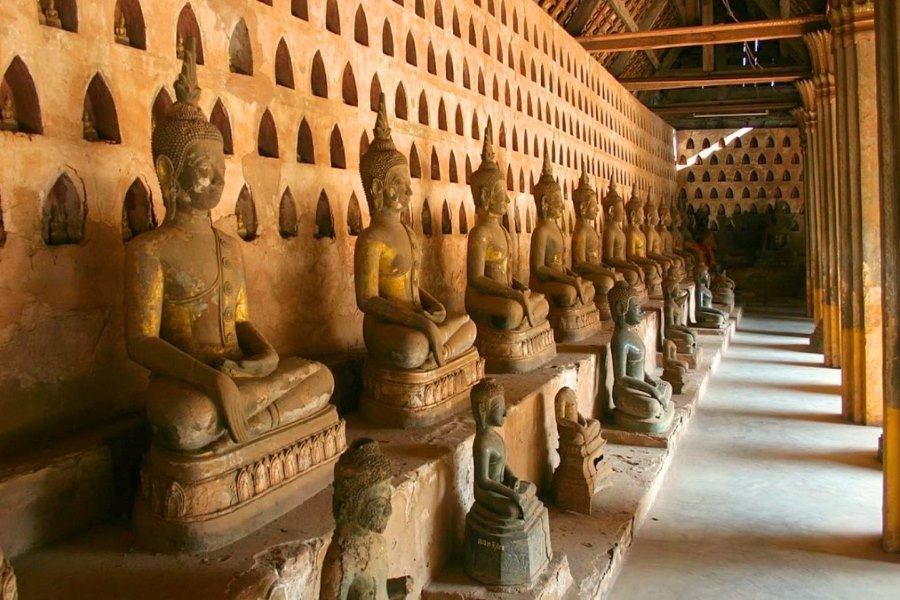 The temple was built in 1818 by King Chao Anou