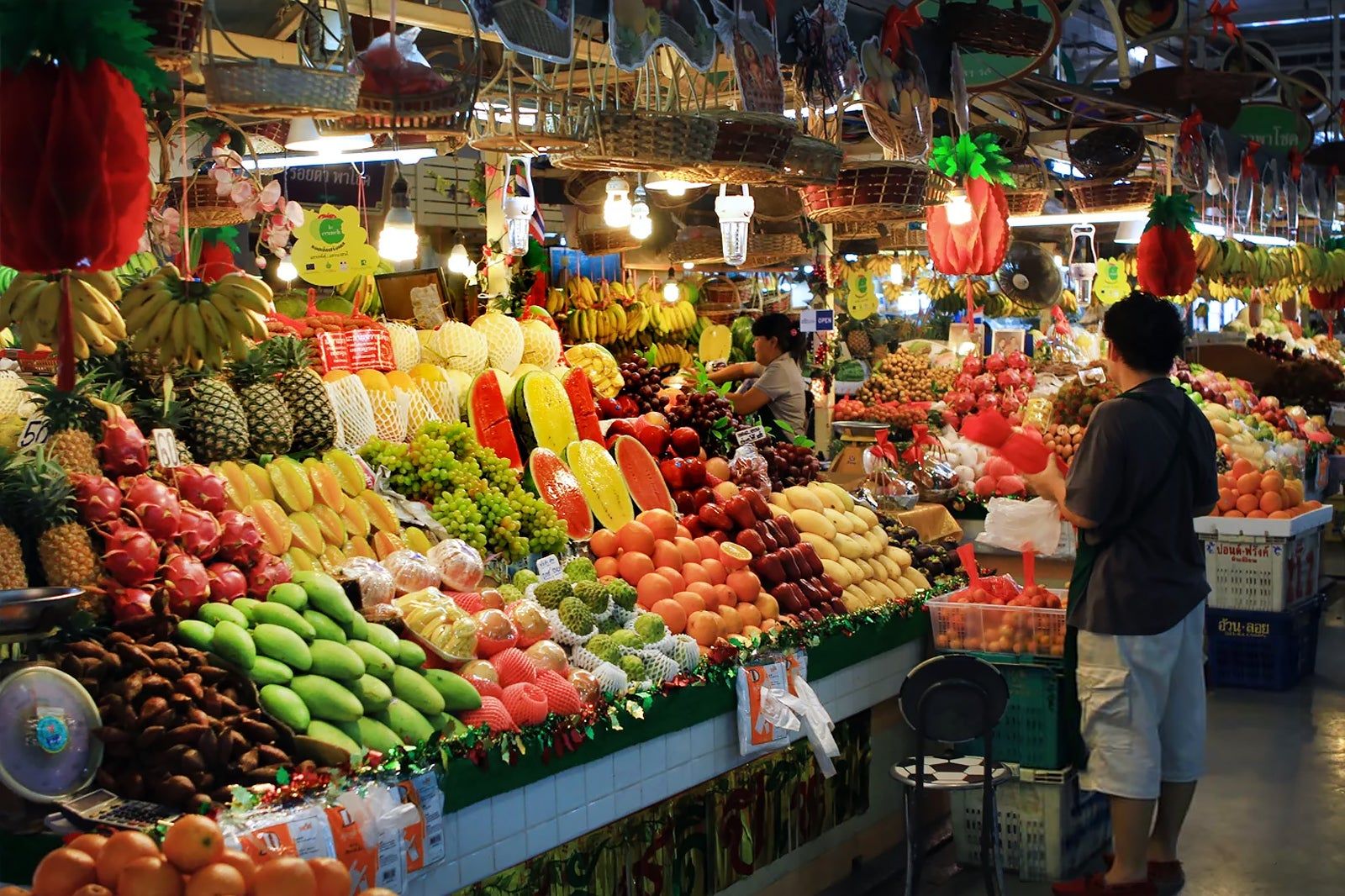 A fresh fruits shop in Phuket Market